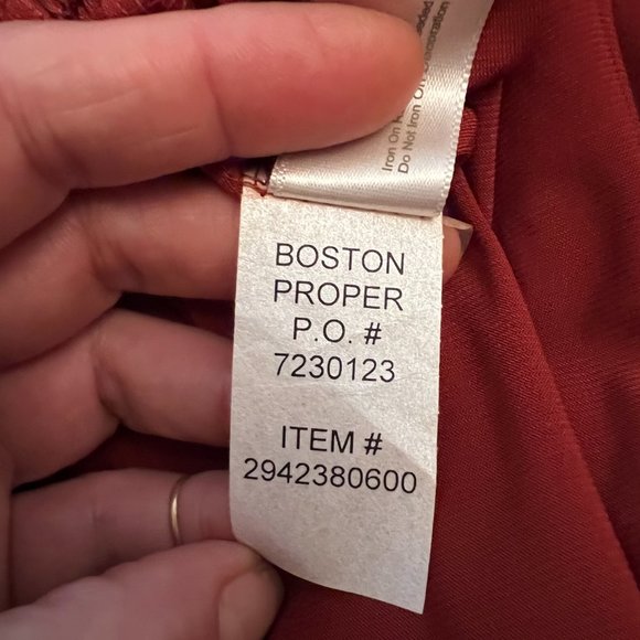 Boston Proper Cold Shoulder Surplice Jumpsuit - Size S - Picture 9 of 11